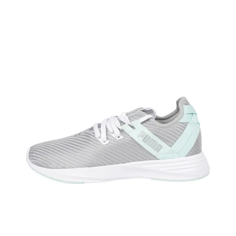 PUMA Radiate Durable Cushioning Low-Top Training Shoes Women's Silver White-0