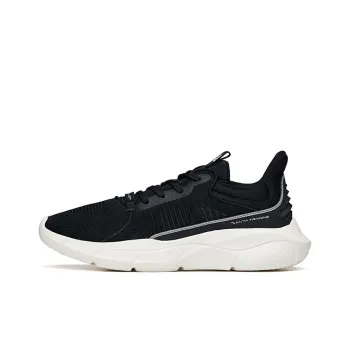 Anta Linghui Wear Resistant Low Top Training Shoes Men's Black White Gray