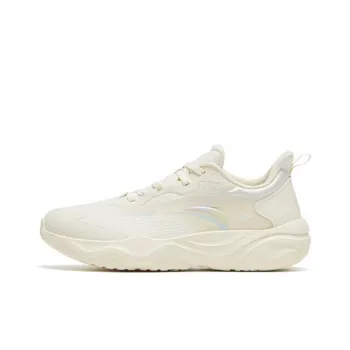 Anta Cushioning Anti Slip And Wear Resistant Low Top Training Shoes Women's Ecru