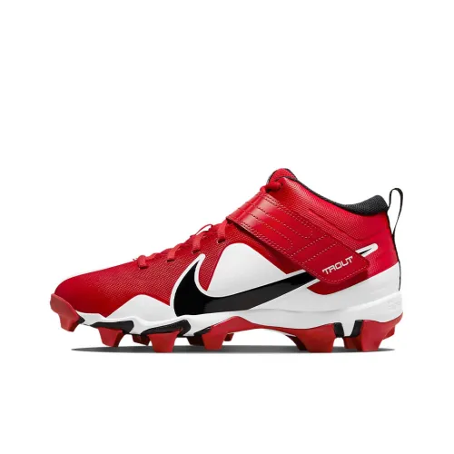 Nike Force Trout 7 Keystone Training Shoes Men Mid-Top Red/White