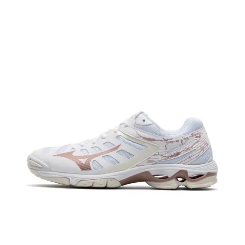 Mizuno Wave Voltage Training Shoes Unisex Low-Top White/Pink