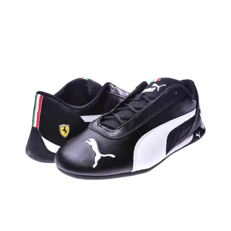 PUMA Scuderia Ferrari S-Cat Adp Cushioning Wear-Resistant Low-Top Training Shoes Men's Purple White-3