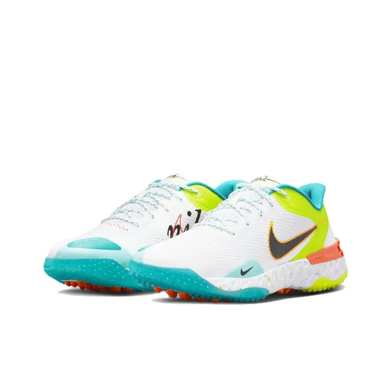 Nike Alpha Huarache Elite 3 Turf White Neon-2