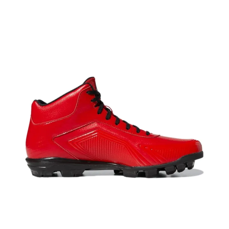 Adidas Adizero Anti-Slip And Wear-Resistant Coverage Mid-Top Training Shoes Men's Red Black-1