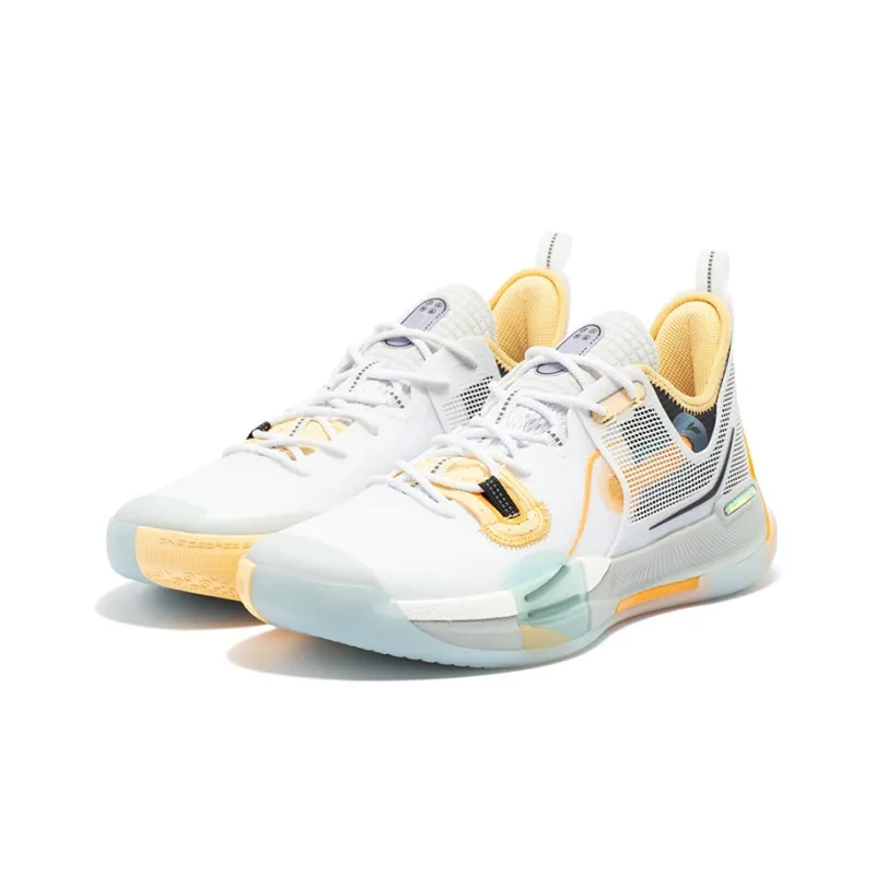 361° Burning War ISO Speed Anti Slip And Wear Resistant Breathable Low Top Basketball Shoes Men's Photon Gray-2