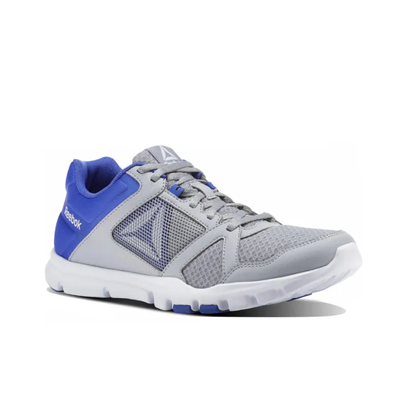 Reebok Yourflex Train 10 MT Anti-Slip Wear-Resistant Low-Top Training Shoes Gray Blue-2