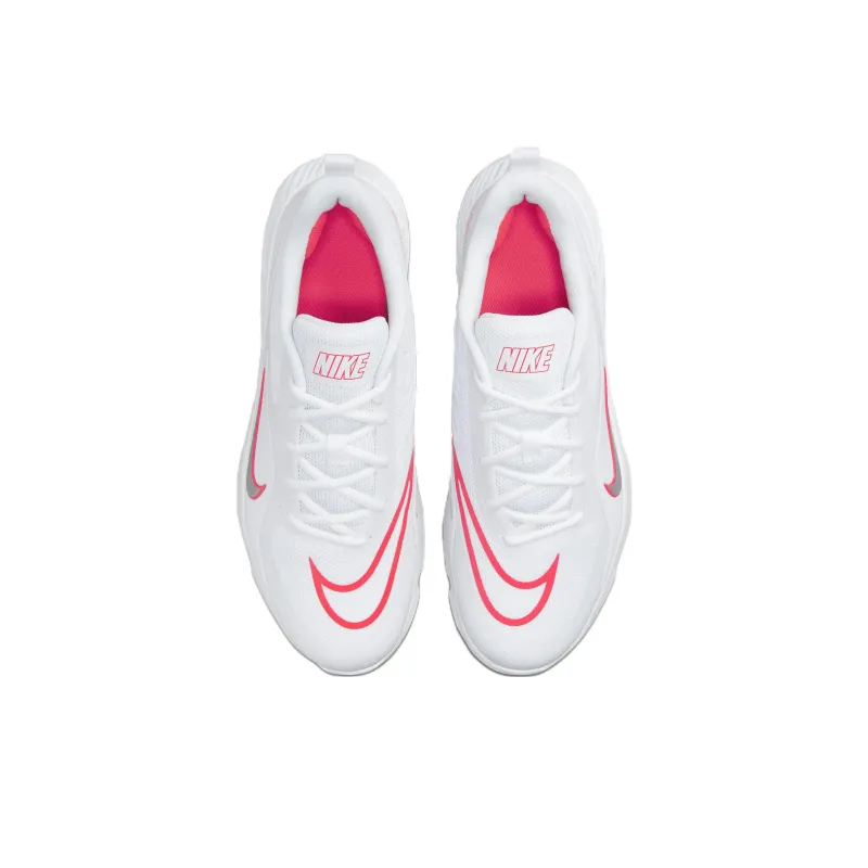 Nike Alpha Huarache 8 Pro Tf 'White Bright Crimson'-3