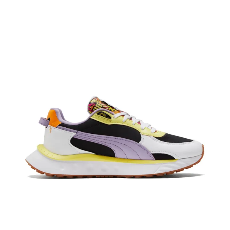 PUMA Romero Britto X Wild Rider 'White Limelight Gum'-1