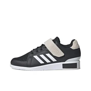 Adidas Power Perfect 3 Tokyo Anti-Slip And Wear-Resistant Lightweight Low-Top Weightlifting Shoes Unisex Black White