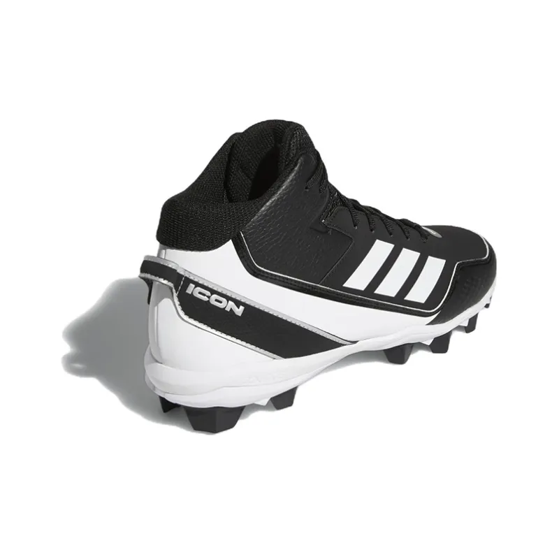 Adidas Icon 7 Mid Md Cleats 'Black White'-3