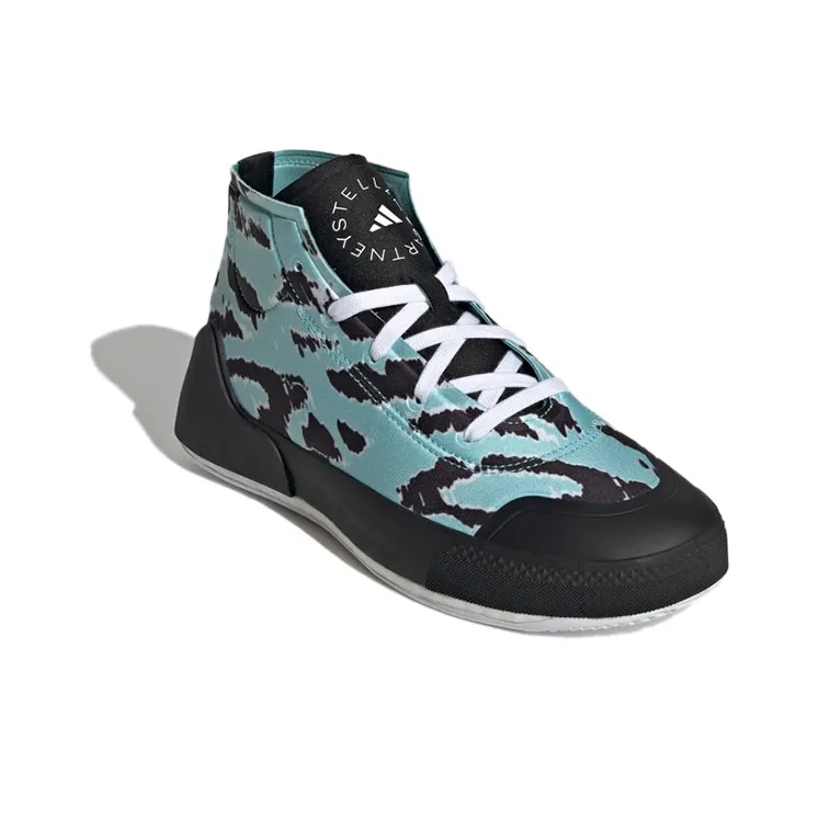 Adidas Stella McCartney X Adidas Treino Mid Graphic 'Black Blue' Women's-2