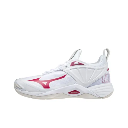 Mizuno Momentum Training Shoes Unisex Low-Top White/Red