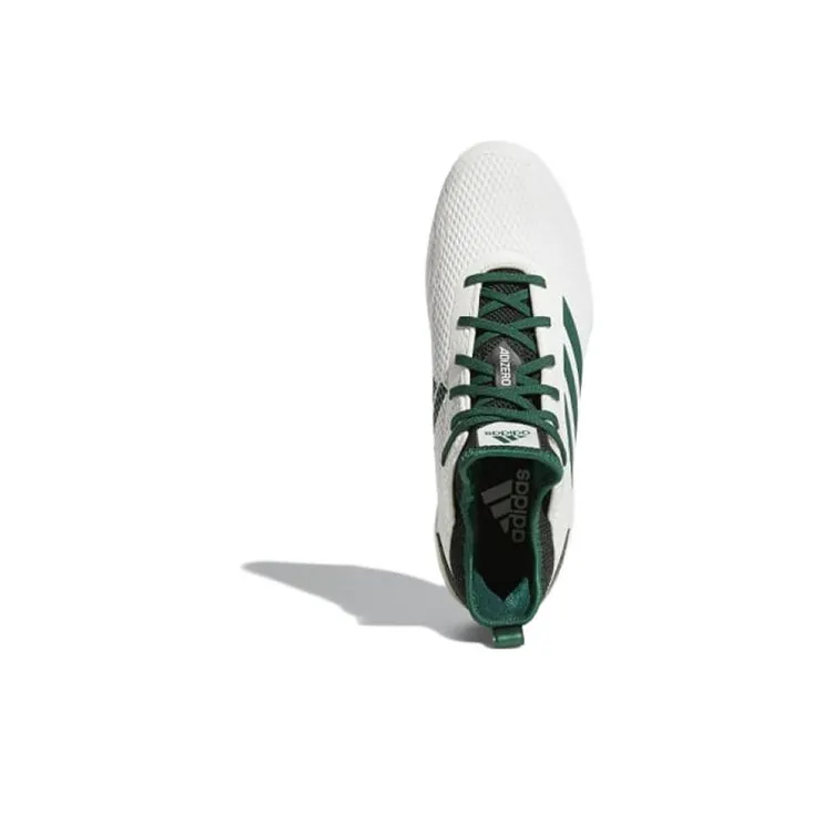 Adidas Adizero Afterburner 5 Wear-Resistant Low-Top Training Shoes Men's White Green-4