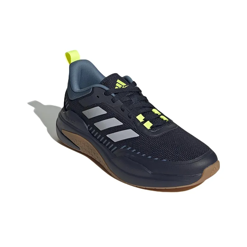 Adidas Trainer V Anti-Slip Wear-Resistant Low-Top Training Shoes Men's Black Blue-2
