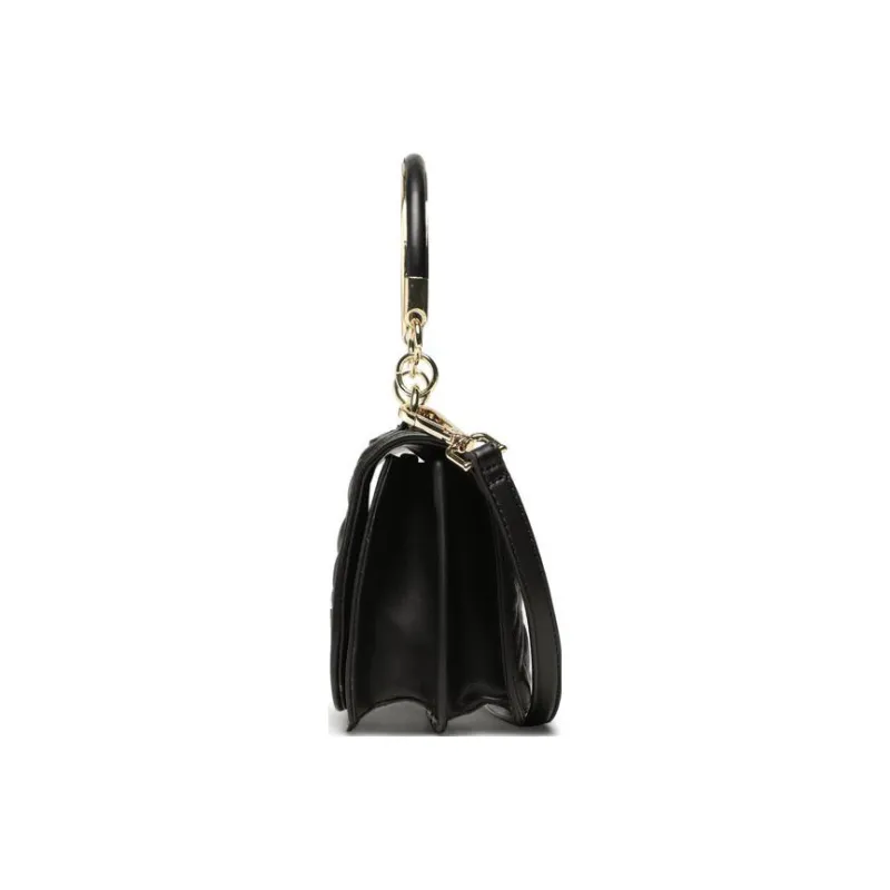 LOVE MOSCHINO Polyurethane Shoulder Bag, Crossbody Bag, Handbag Mini Women's Black-3
