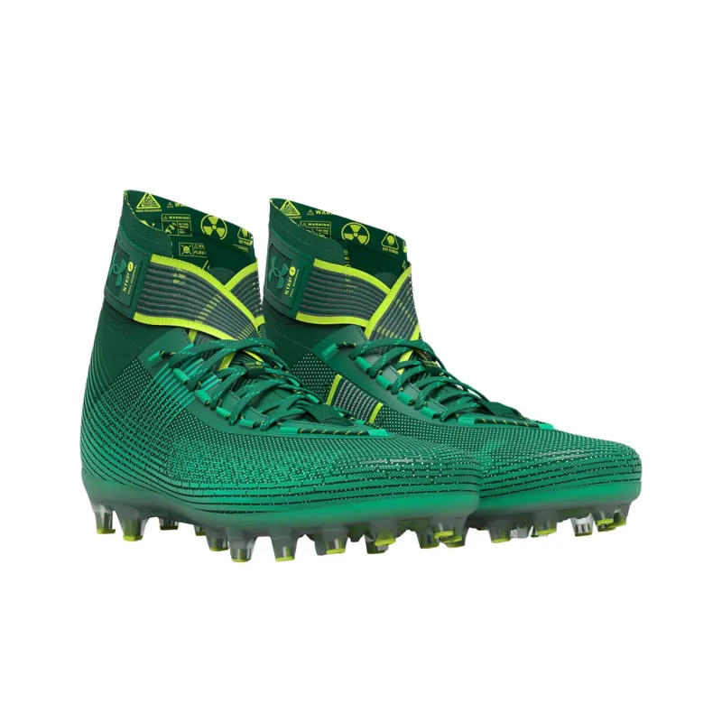 Under Armour Highlight MC High-Top Training Shoes Men's Steam Green-2