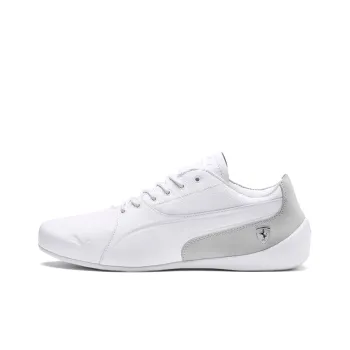 PUMA Ferrari Drift Cat 7 Lifestyle Low Top Running Shoes White/Grey