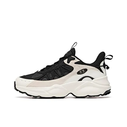 ANTA Training Shoes Women's Low-Top Black/Ivory White