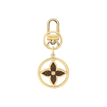 LOUIS VUITTON Puzzle Flower Monogram Keyring