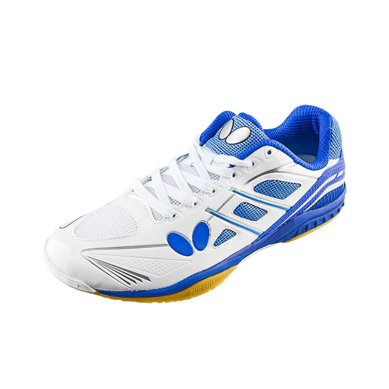Butterfly TC 1 Low Top Training Shoes Unisex White Blue-2