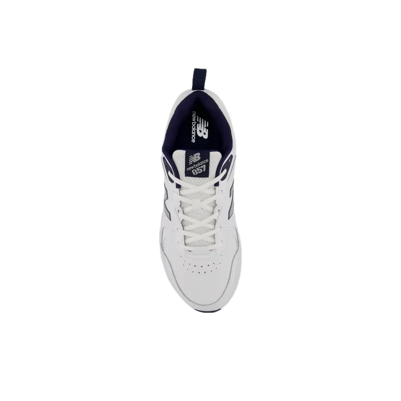 New Balance 857v3 White Navy Rain Cloud-3