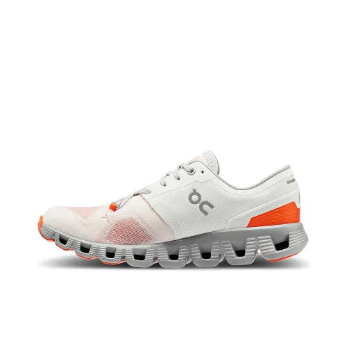 On Running Cloud X 3 Ivory Alloy Women's