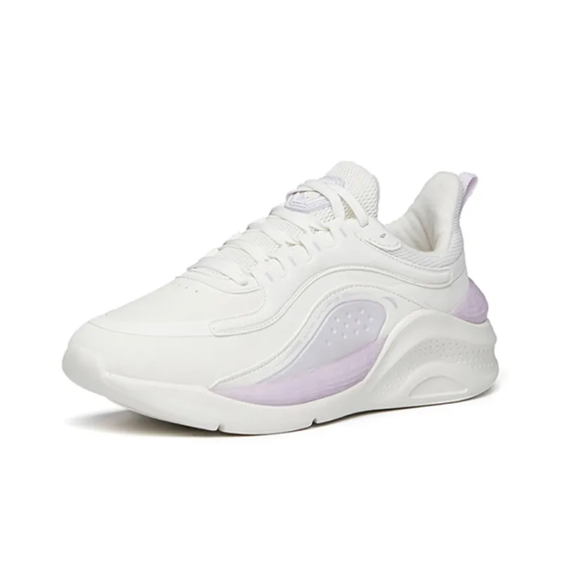 ANTA Training Shoes Women's Low Top White/Purple-1