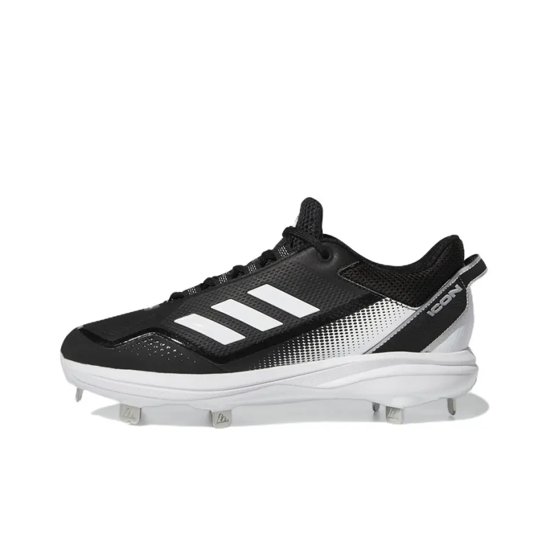Adidas Icon 7 Cleats 'Black White'-0