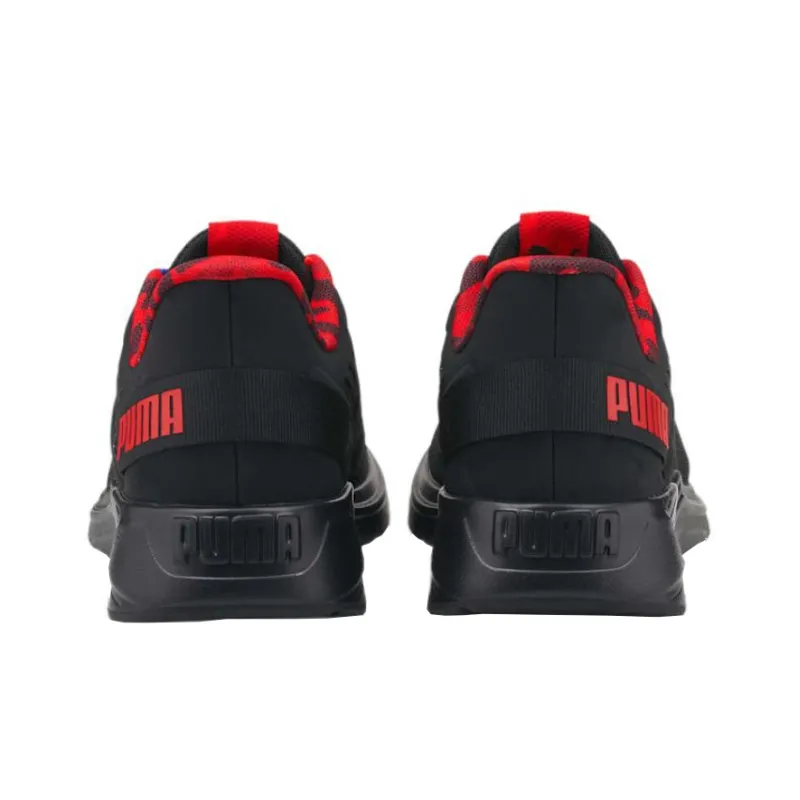 PUMA 2 Cushioning Anti-Slip And Wear-Resistant Mid-Top Training Shoes Men's Black Red-3