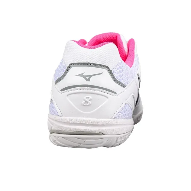 Mizuno Wave Drive Training Shoes Unisex Low Top Pink/White-3