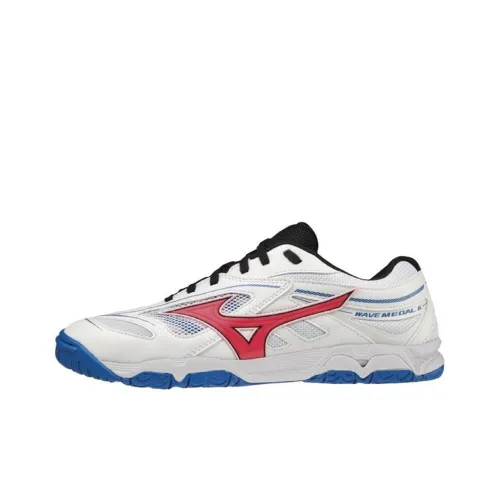 Mizuno Medal 6 Training Shoes Unisex Low-Top White/Red/Blue