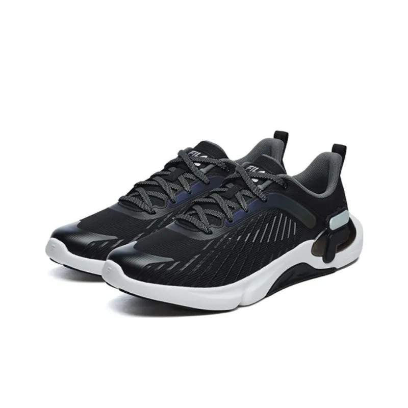 FILA XFT Anti Slip And Wear Resistant Breathable Low Top Training Shoes Women's Black-1