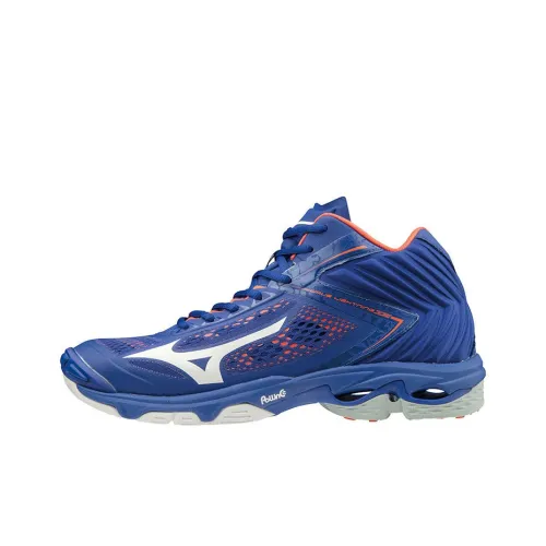 Mizuno Wave Lightning Z5 Training Shoes Unisex Mid-Top Blue/Orange