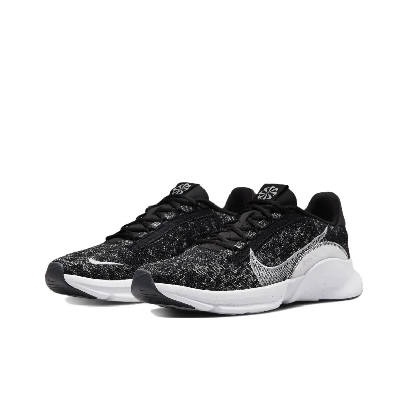 Nike SuperRep Go 3 Flyknit Next Nature 'Black White'-2