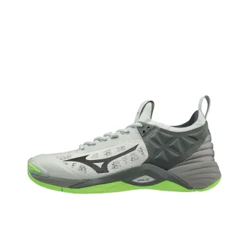 Mizuno Wave Momentum 2 Anti-Slip And Wear-Resistant Breathable Low-Top Training Shoes Unisex Gray Green