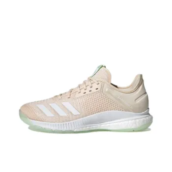 Adidas Crazyflight X 3 Breathable Low-Top Training Shoes Women's Pink White
