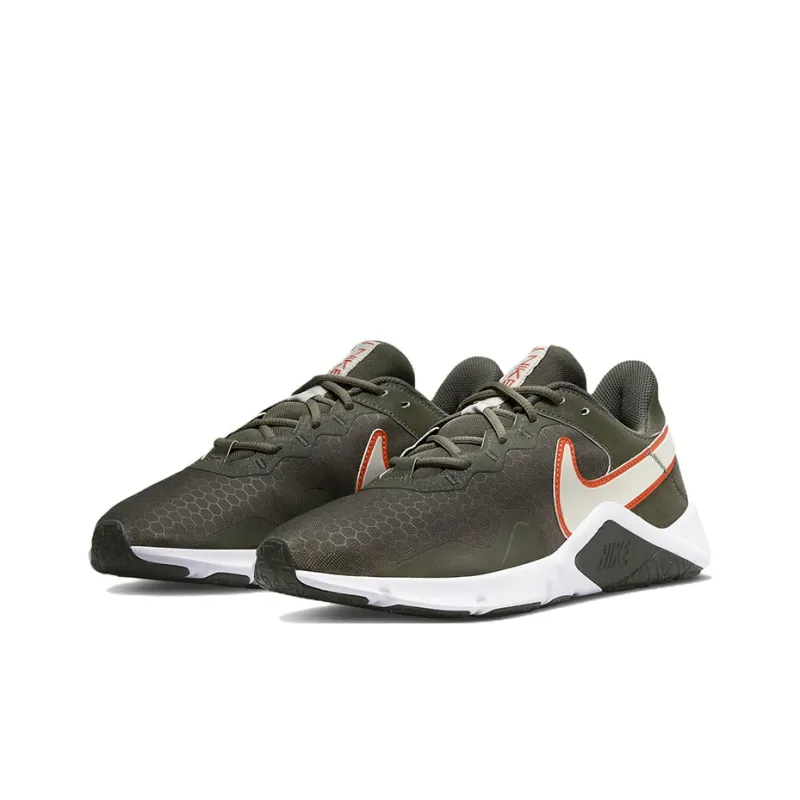 Nike Legend Essential 2 'Cargo Khaki Safety Orange'-2