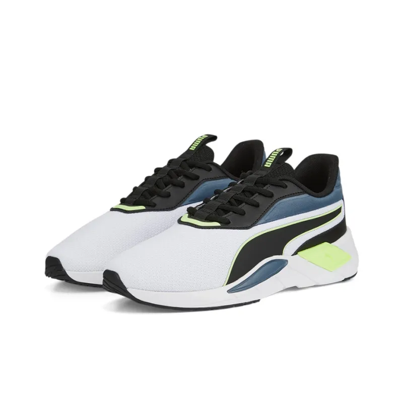 PUMA Smash V2 Le Anti-Slip Wear-Resistant Low-Top Training Shoes Men's White Blue Black-2