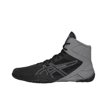 Asics Matcontrol Anti-Slip And Wear-Resistant Support High-Top Training Shoes Men's Black Gray Color