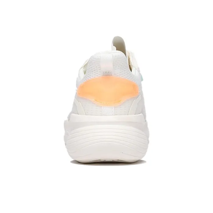ANTA Variety Training Collection Training Shoes Women's Low Top Ivory White/Bright Neon Orange-3