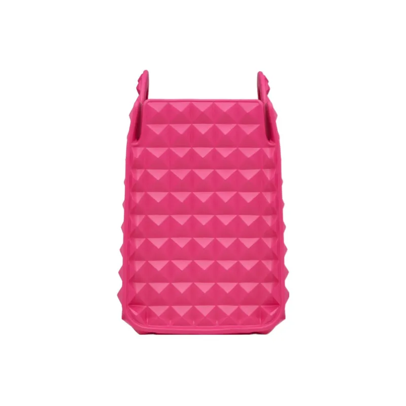 Valentino Rubber Tote Bag Shopping Bag Handbag Women's Pink-2