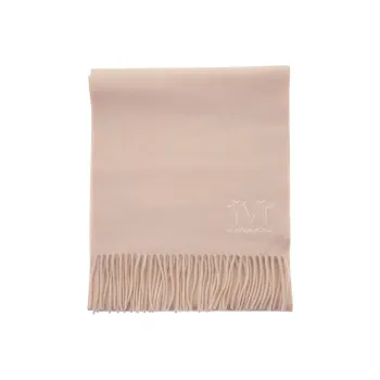 MaxMara Logo Detailed Fringed Scarf