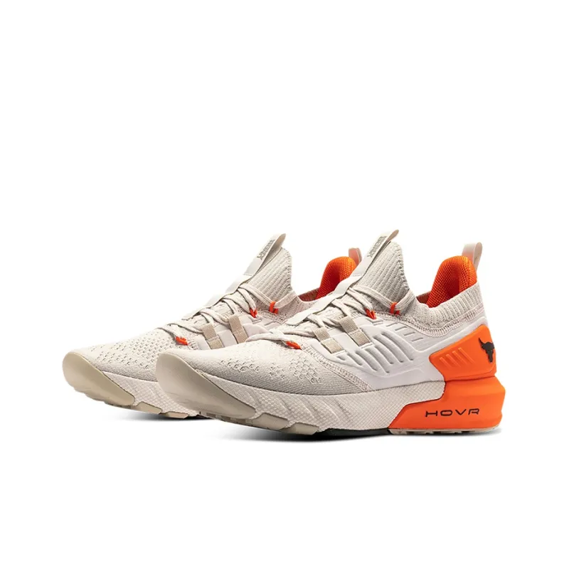 Under Armour Project Rock 3 'Summit White Rogue Orange'-2