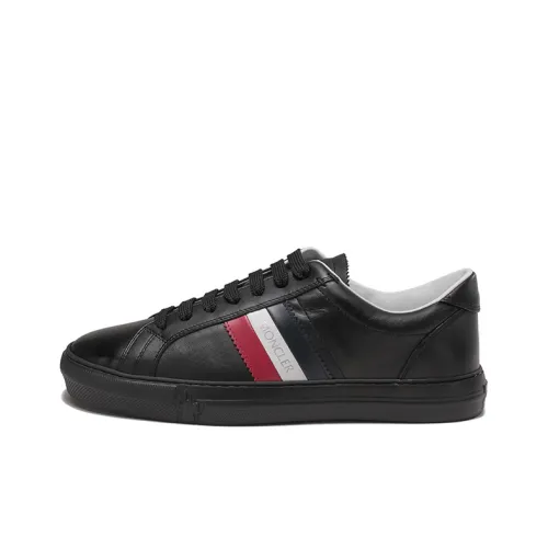 Moncler Skateboard Shoes Men Low-Top Blue/White/Red