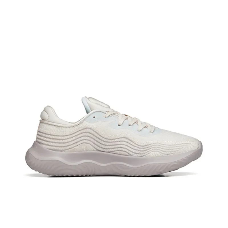 ANTA Variety Training Collection Training Shoes Women's Low Top Mud Gray/Illusion Blue-1