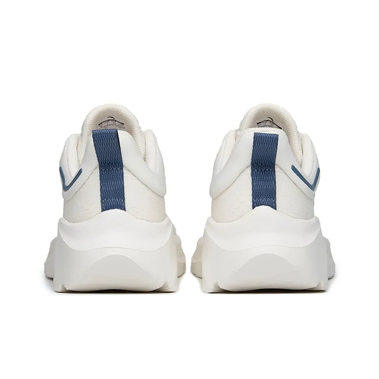 ANTA Variety Training Collection Training Shoes Men Low Top Ivory White/River Blue/Chessboard Gray-3