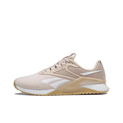 Reebok Nano X2 Training Shoes Women's Low-Top Pink/Brown/White