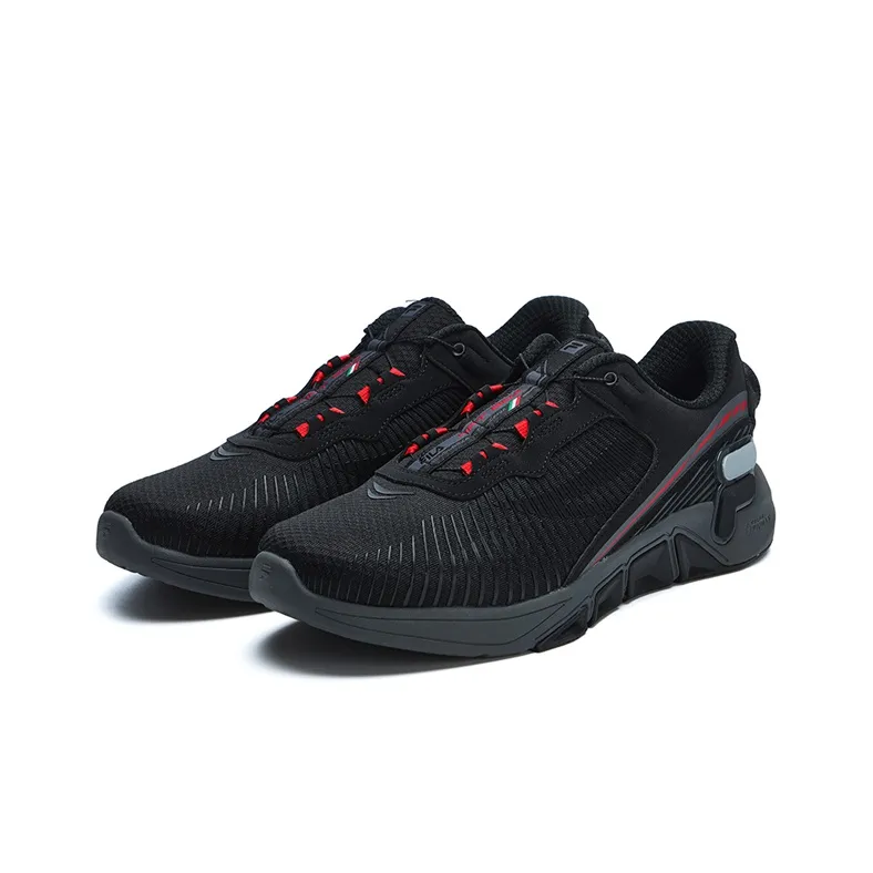 FILA XFT BOA Cushioning Wear Resistant Low Top Training Shoes Men's Black-1