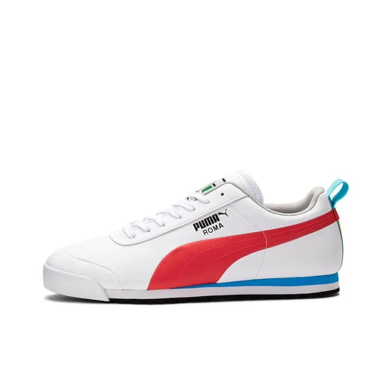 PUMA Roma Training Shoes Men Low-Top White/Red/Blue-0