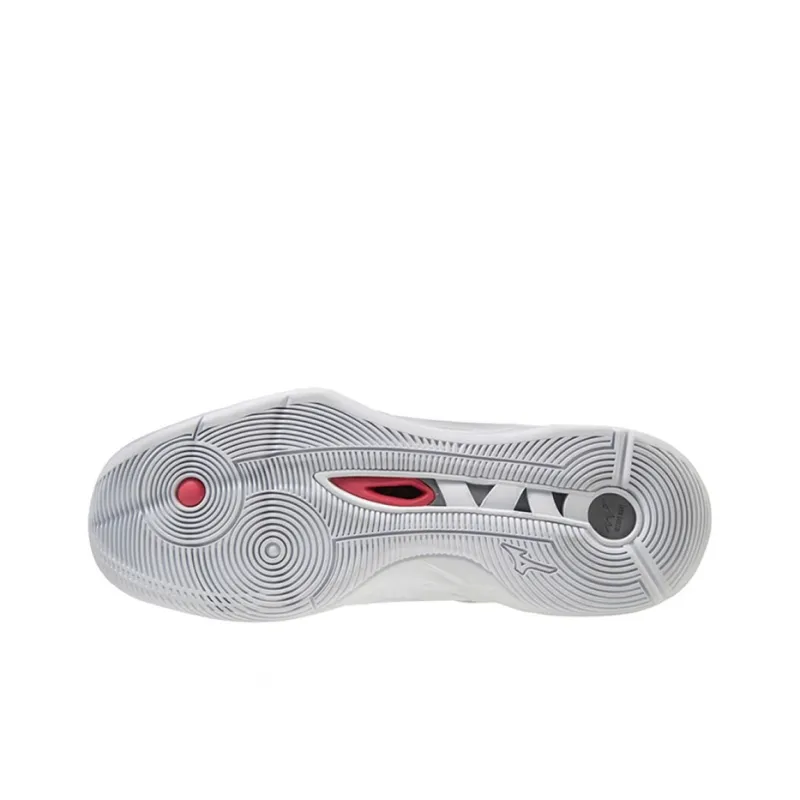 Mizuno Women's Wave Momentum 2 'White Silver'-2